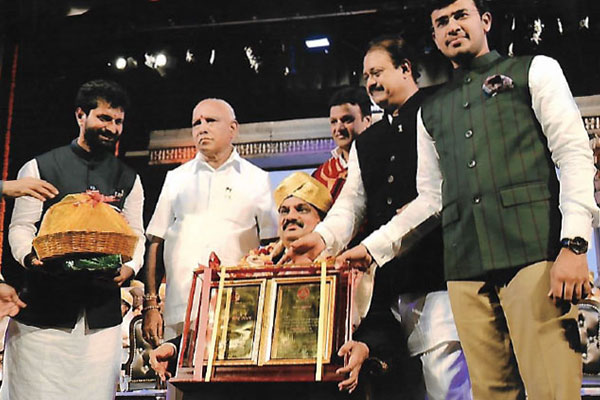 Dr Krishna Prasad Kudlu was awarded the ‘Karnataka Rajyothsava’