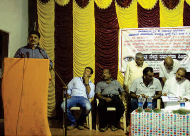 Dr. Krishna Prasad Inaugurated Free Eye Checkup and surgery camps in Udupi in 2012