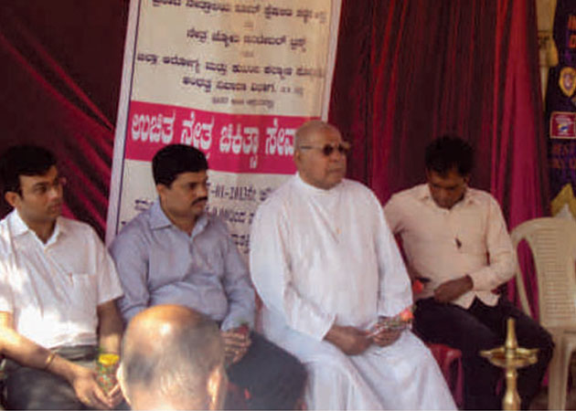 Dr. Krishna Prasad inaugurated and conducted Free Eye Checkup camp and Surgery Camps in Association with Catholic Sabha Mangalore organised by Prasad Netralaya in 2013