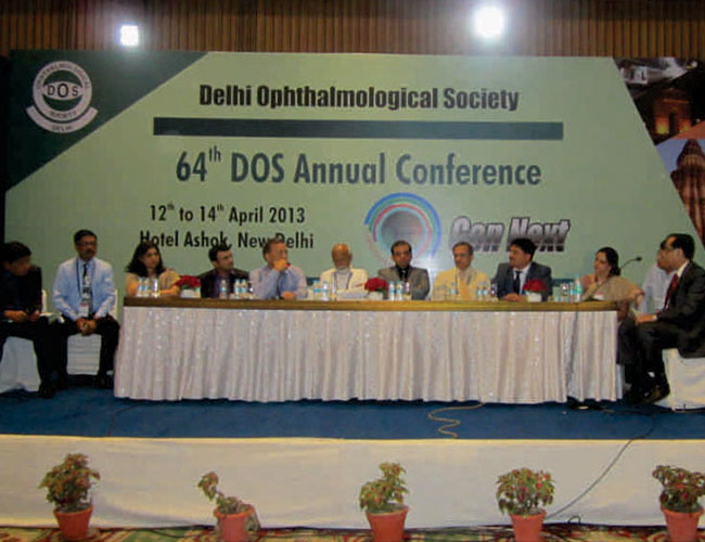 Guest Speaker at the Delhi Ophthalmic Conference, 2013