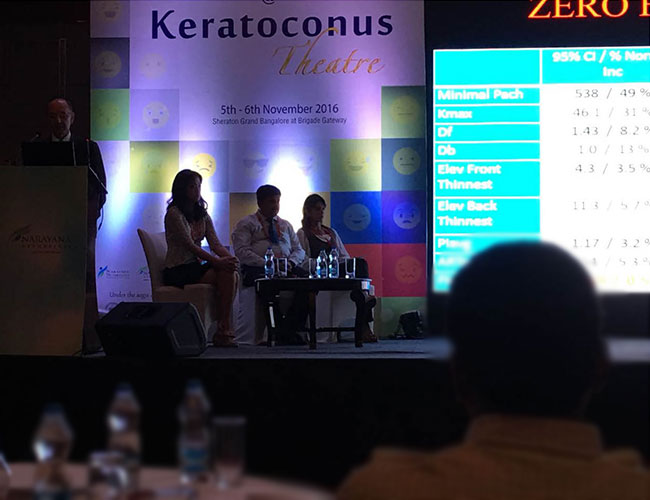 Guest speaker at the Keratoconus Conference in Narayana Netralaya Bangalore, 2016