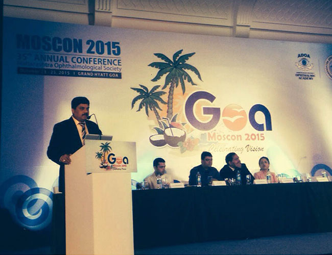 Guest speaker at the MOSCON 2015 Annual Conference, in Goa