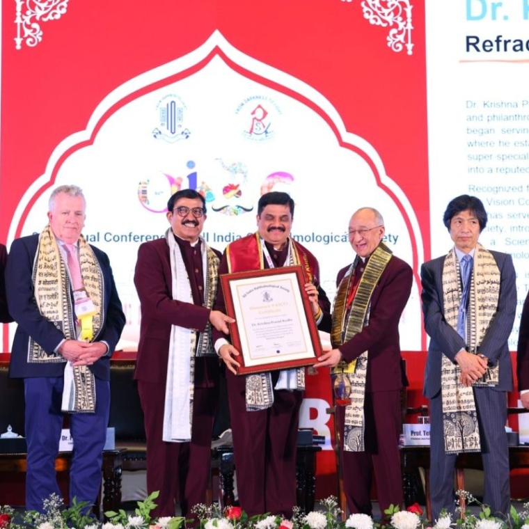 Honorary FAICO certificate